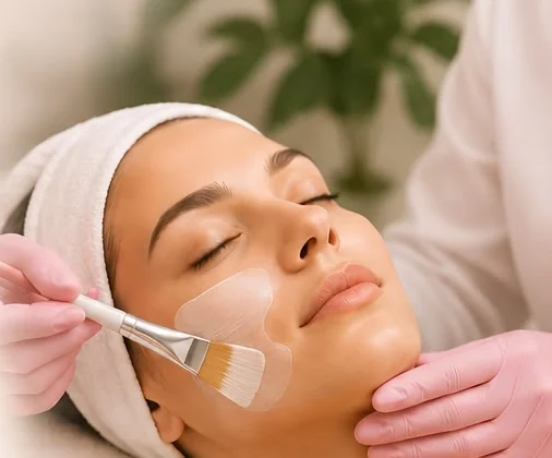 Drenagem linfática facial no Glow Esthetic, em Lisboa